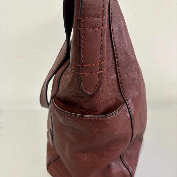 FRYE Leather Side Pocket Boho Purse - Picture 5 of 8